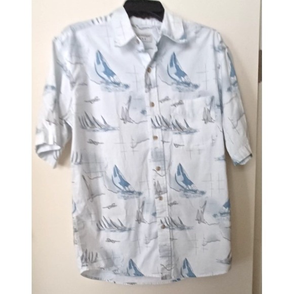 Covington Mens Shirt Sz M Button Down Vintage Preppy Nautical Cruise Coastal - Picture 3 of 8
